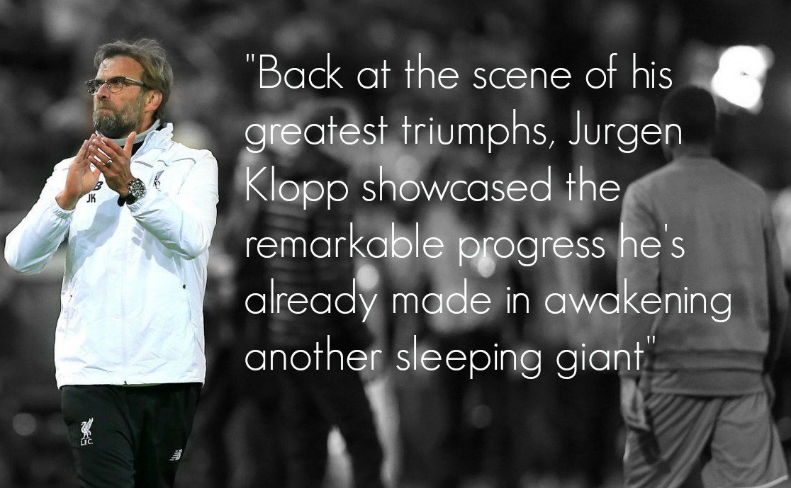 LivEchoLFC's tweet photo. THE VERDICT: @JamesPearceEcho on a 'tactical masterclass' from Jurgen Klopp
https://t.co/SXsXrJPv0h https://t.co/pIl7XjuFsg