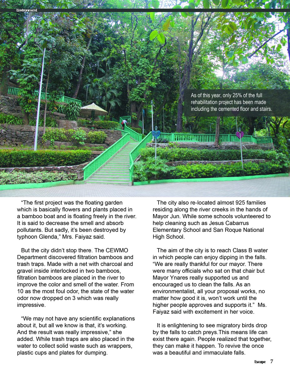 MnstrAngl's tweet photo. ESCAPE features Hinulugang Taktak.
Layout by: @rhussellfamy
Text and storyline by yours truly.
#MassCommlife https://t.co/XkZOHpwvxz