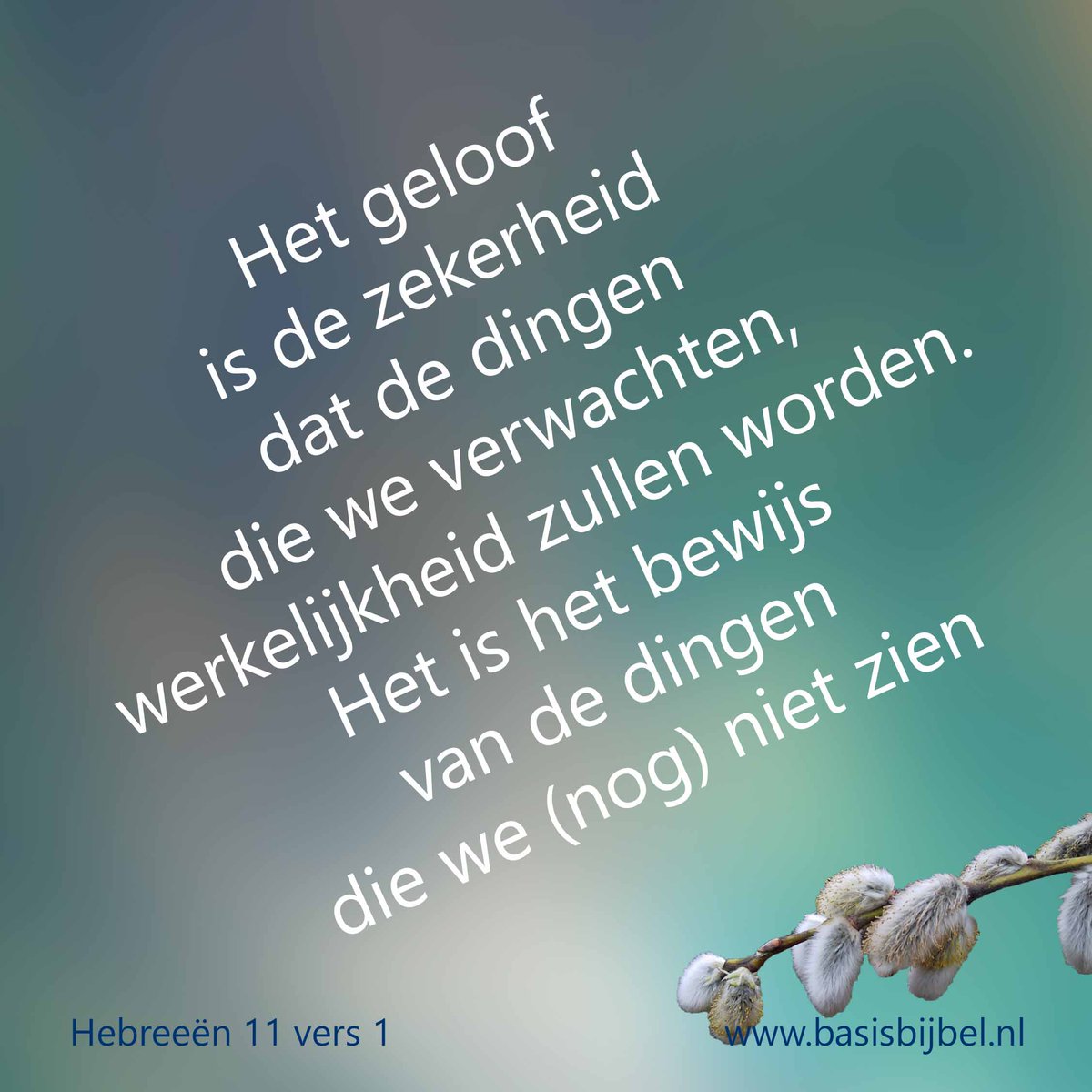 Leestip: basisbijbel.nl/boek/hebree__n… "Het geloof is de zekerheid dat de dingen die we verwachten, werkelijkheid (...)"