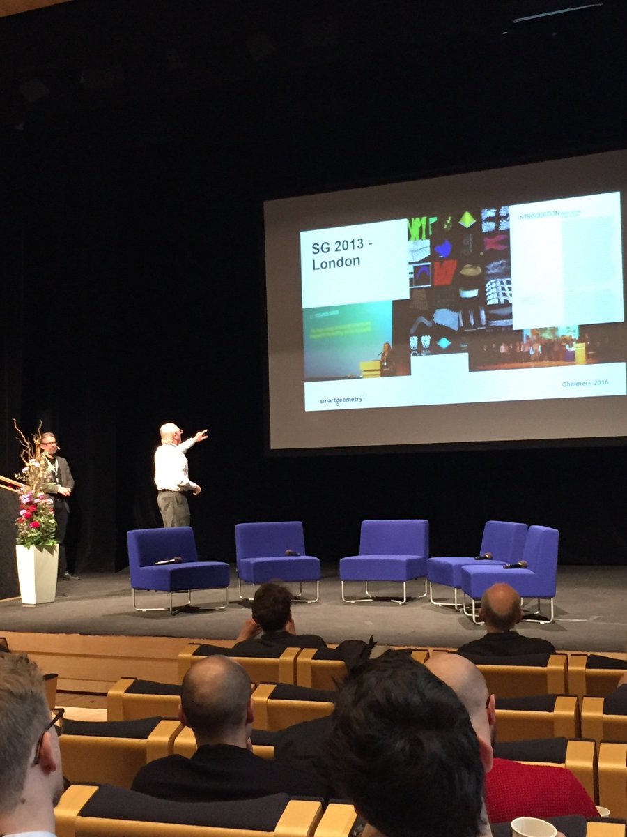 jeroencoenders's tweet photo. Back at #SmartGeometry after a few years #sg2016 https://t.co/wu0ru7uWbh