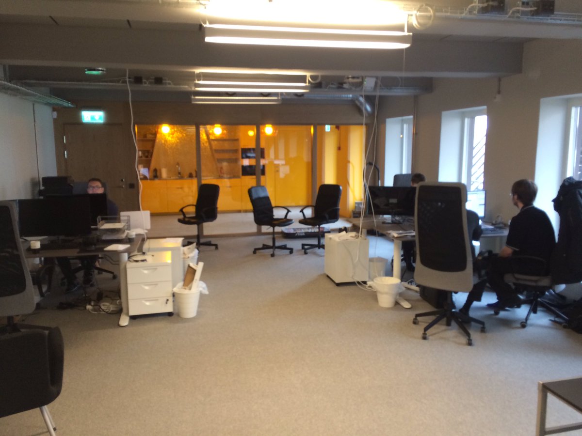 ArcticGameLab's tweet image. At the brand new Office off Gold Town Games.