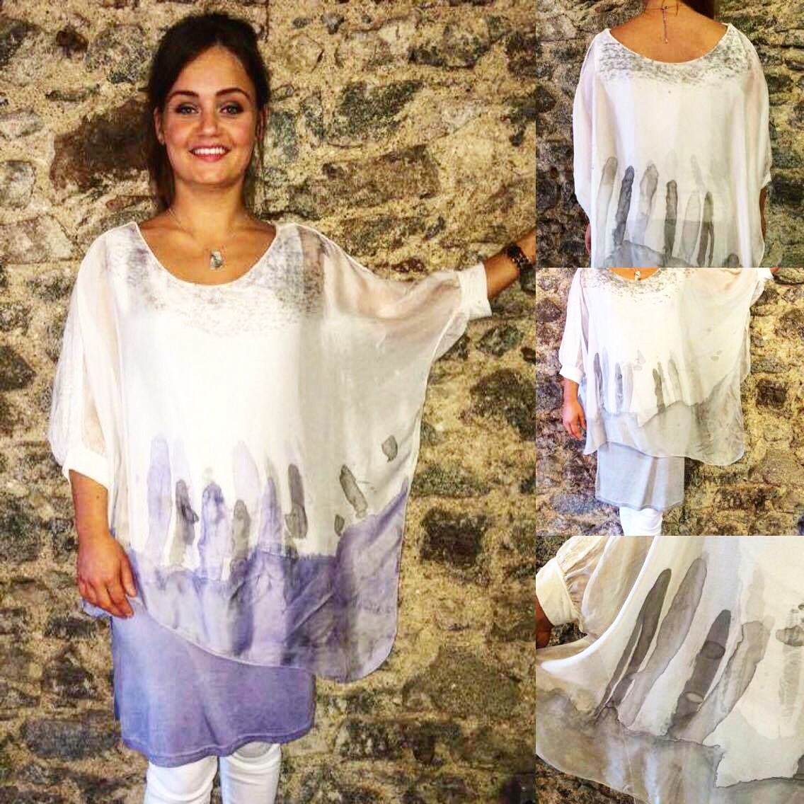 We don't do sizes...don't do trends Just do simple!Jersey under dress chiffon painted overlay tunic <a href="/newrymournedc/">Newry and Mourne DC</a>