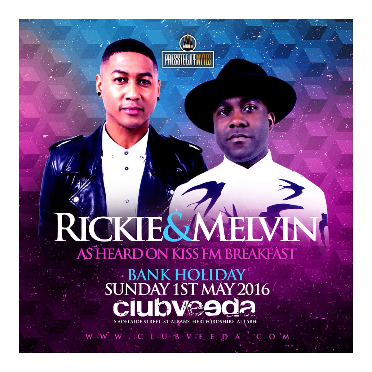 #BankHoliday #KISSTORYtakeover W/ <a href="/RickieHW/">Rickie H-Williams</a> &amp; <a href="/Melvinodoom/">Melvin Odoom</a> May 1st #NoWorkMondays it'd be silly to miss this 🙌😱🔥