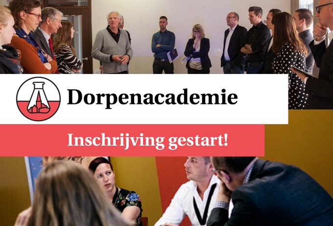 Ambtenaren en professionals leren van initiatiefnemers van onderop <a href="/dorpenacademie/">Dorpenacademie</a> in Groningen, Limburg en Brabant