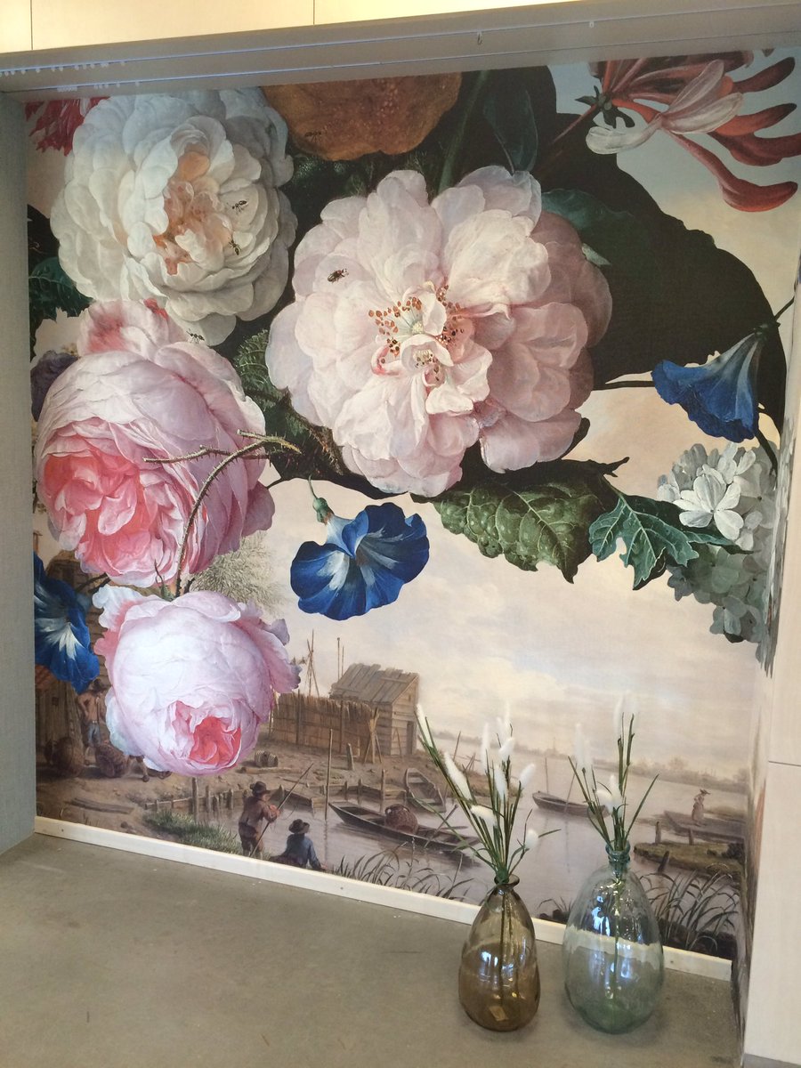 Het was inspirerend gisteren in de #Eijffinger showroom! Dit behang verkrijgbaar in onze winkels!