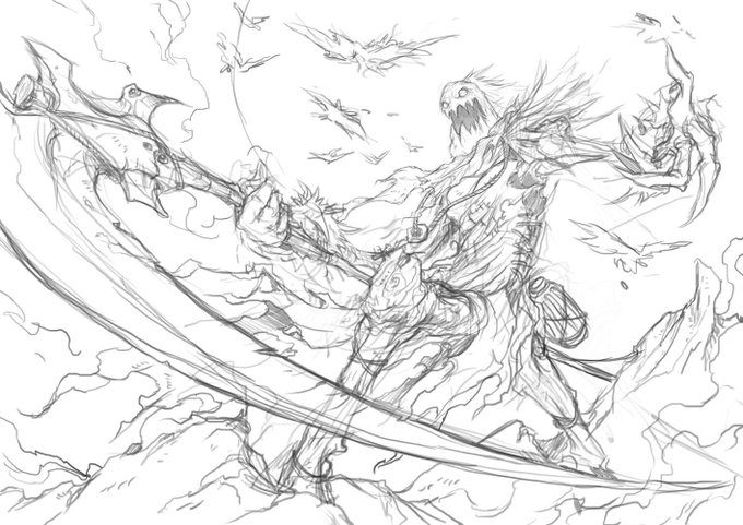 I forgot to upload the high res for fiddlesticks last time have it here:
https://t.co/WLfkxLmpDr 