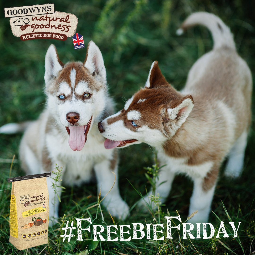 GoodwynsPetFood's tweet image. We have another great #FreebieFriday giveaway today! Like &amp;amp; RT for your chance to #win a bag of our complete food.