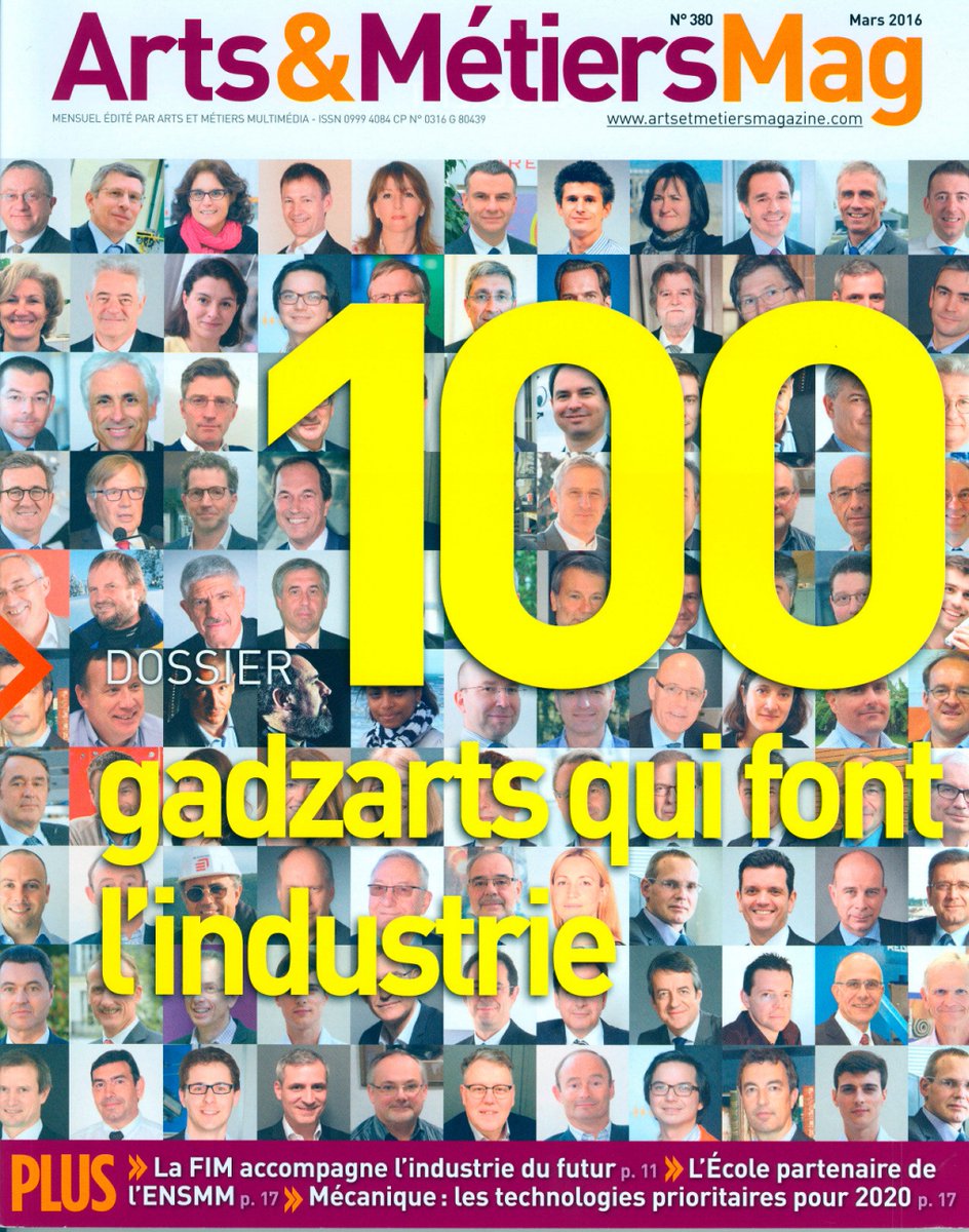 CapIngelec's tweet image. Dans #ArtsetMetiersMag les 100 gadzarts qui font l&apos;industrie Portrait de @jeanpaulcales @CapIngelec &quot;Self-made man&quot;