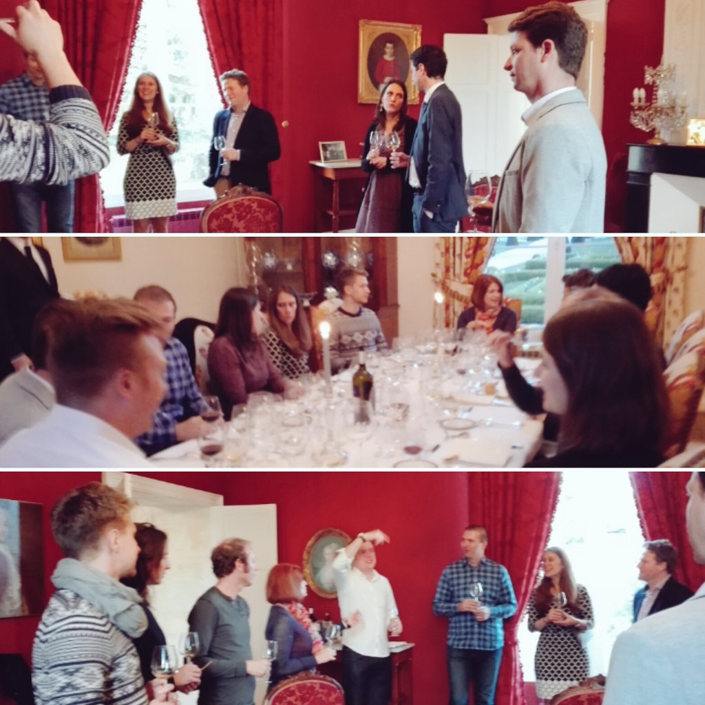 Hier soir, derniers instants chaleureux au #ChateauFombrauge pour nos bloggers ! #MillesimaBA #bdx15 <a href="/bernardmagrez/">Bernard Magrez</a>