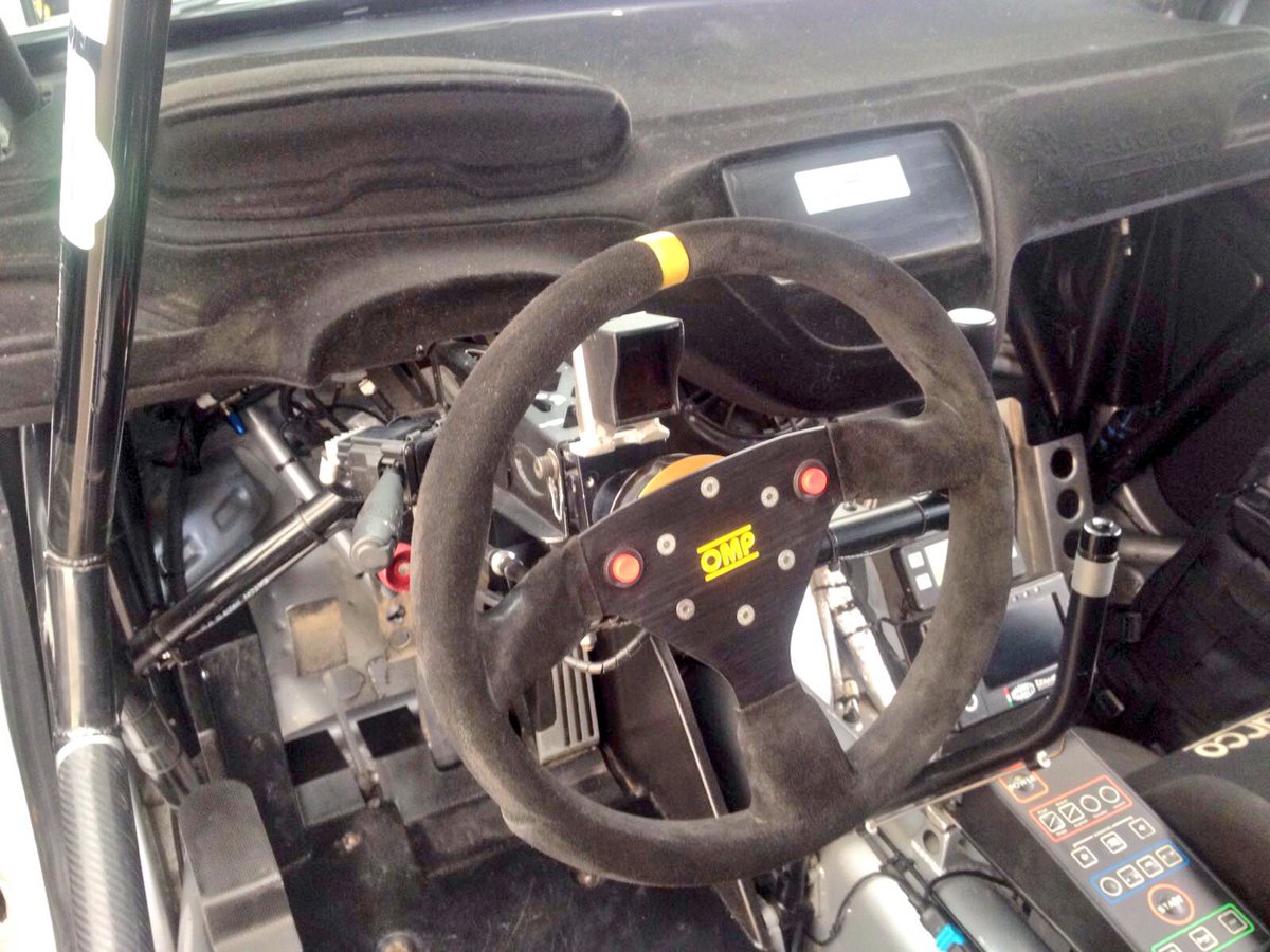euanthorburn's tweet photo. Office for the day!! Leave service at 09:40 for SS1. Hopefully stages won't be too slippy so we can push on! #ET208 https://t.co/t9rbhK2eMz