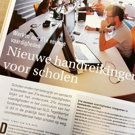 SLO_nl's tweet photo. Nieuwe handreikingen voor werken met 21e eeuwse vaardigheden. Artikel VTTA, februari 2016 https://t.co/I4tvY15Xk7 https://t.co/vhvfdms70i