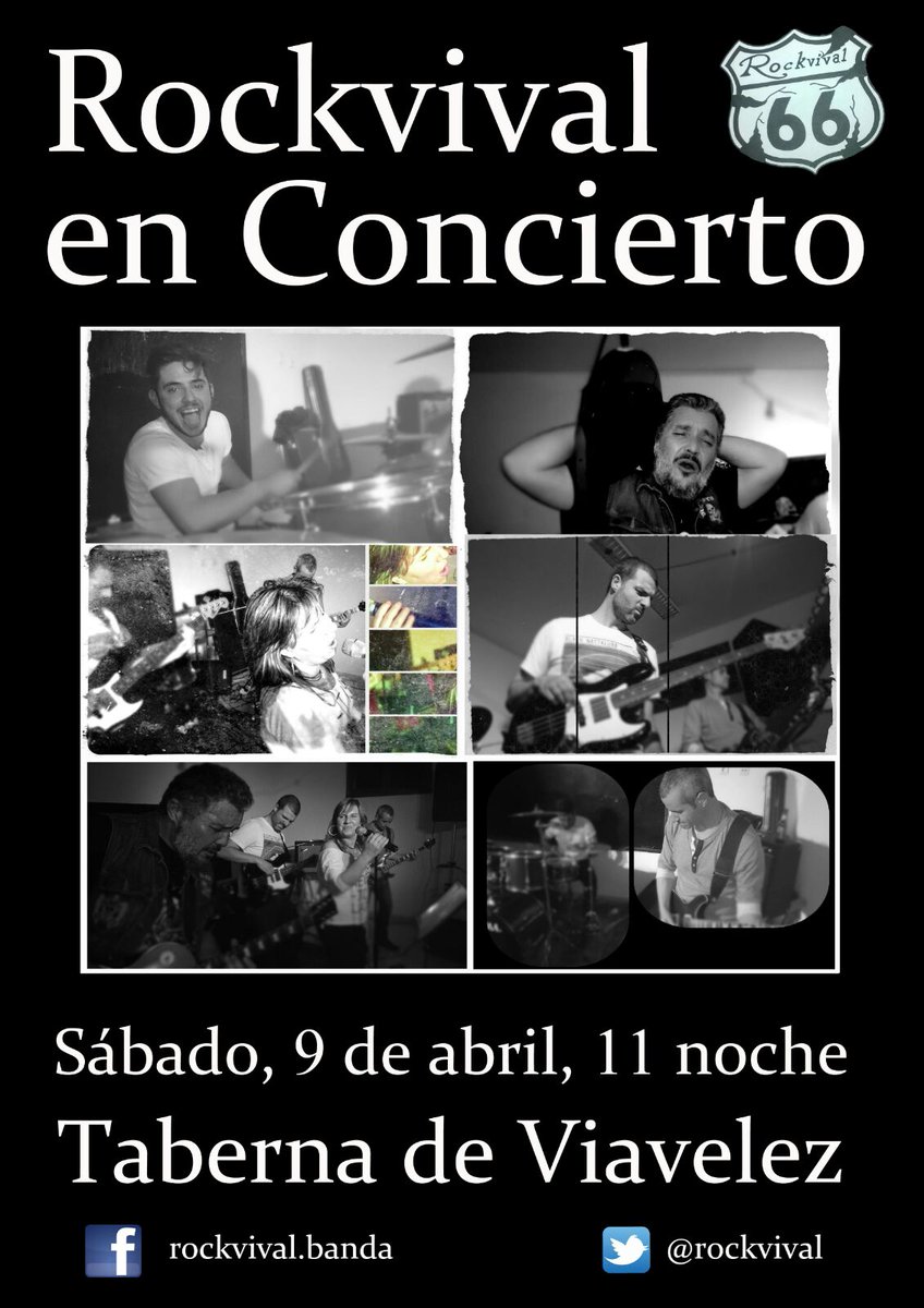 rockvival's tweet photo. Mañana os esperamos en la taberna del puerto en viavélez,  buena comida, buen rock and roll @TabernaViavelez https://t.co/DfHLxfOsi7