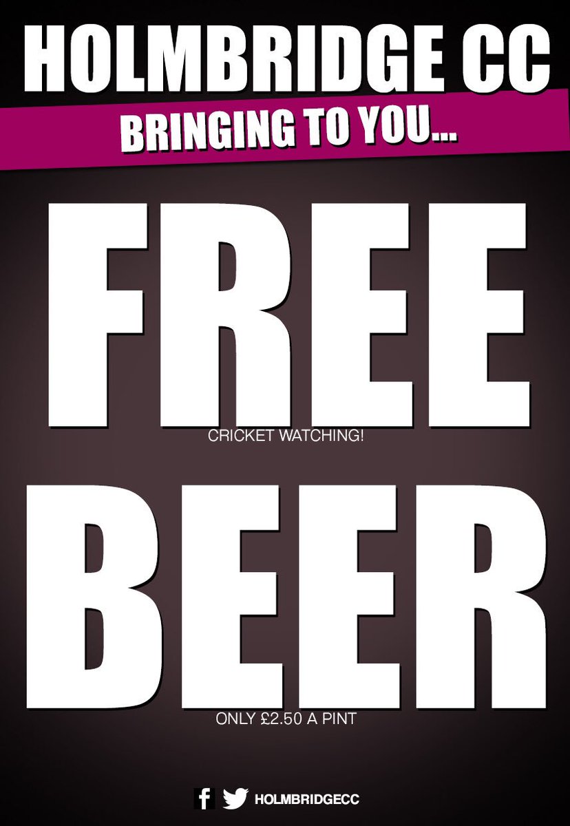 HolmbridgeCC's tweet photo. Some cracking offers this season... https://t.co/G1lLzYYwbY