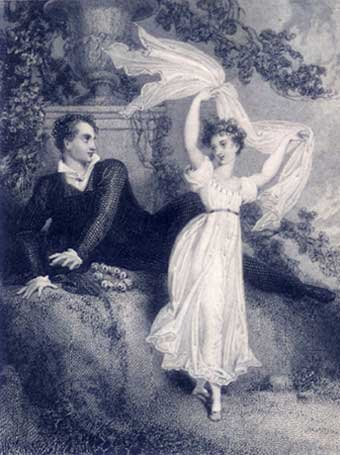 Wordsworthians's tweet photo. #OTD 1812 Publication of the first two cantos of Byron's Childe Harold. Within three days, the first edition of 500 copies sells out. Byron will later say “I woke up one morning and found myself famous”. @akanemi blogs on the poem https://t.co/bUkkDUiJBQ https://t.co/oSB5rQ0aHe