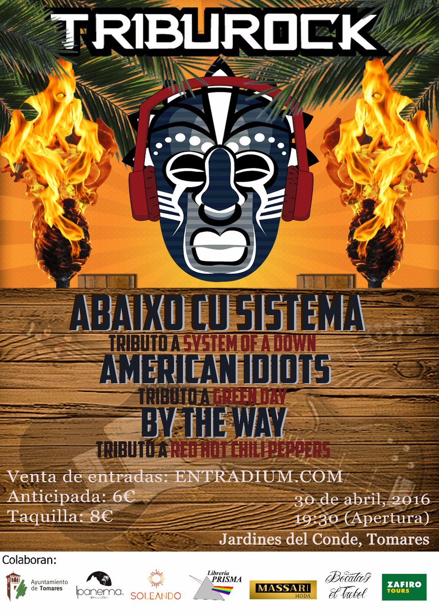 triburock16's tweet photo. Ya tenemos cartel. DIFUNDID LA PALABRA DE TRIBUROCK. https://t.co/dvmkalHCbB