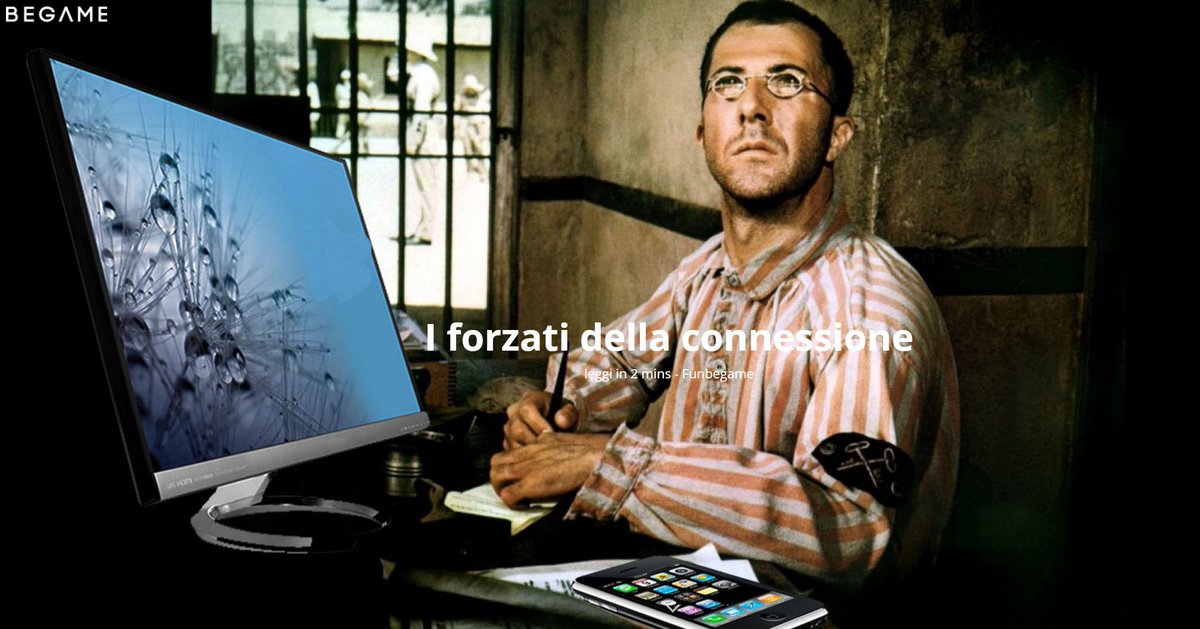 begamification's tweet image. Con  i dipendenti connessi 24/24 cala l'efficienza ma a capi piace! begame.it/?p=1090 #gamification by #begame