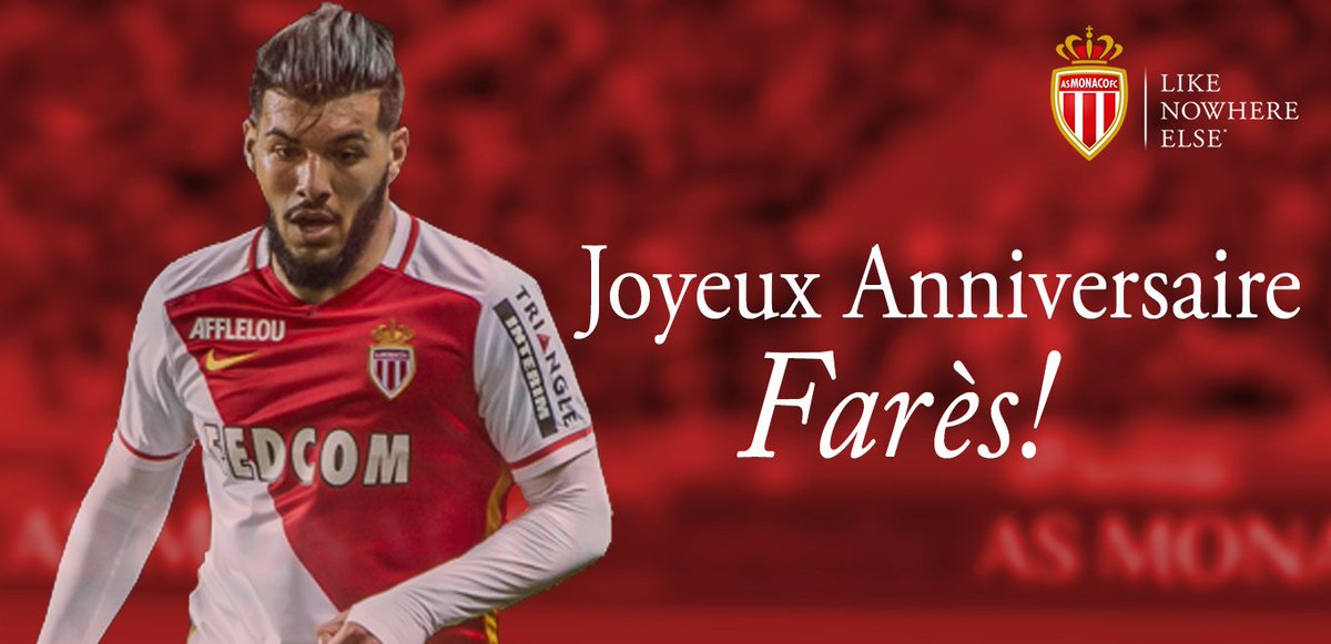 As Monaco Retweetez Pour Souhaiter Un Joyeux Anniversaire A Fares Bahlouli T Co Kypiuaitd7