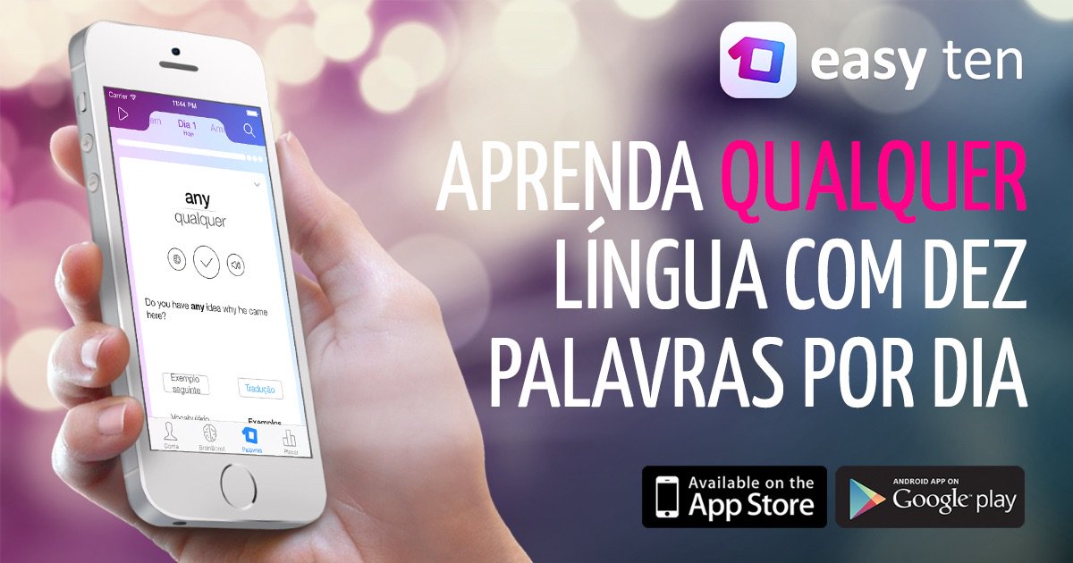 danilohctbmelo's tweet photo. easy ten - 10 palavras estrangeiras por dia. Eu recomendo ;) #easyten https://t.co/EklFdfZ9MC https://t.co/3RpmP3hdNT