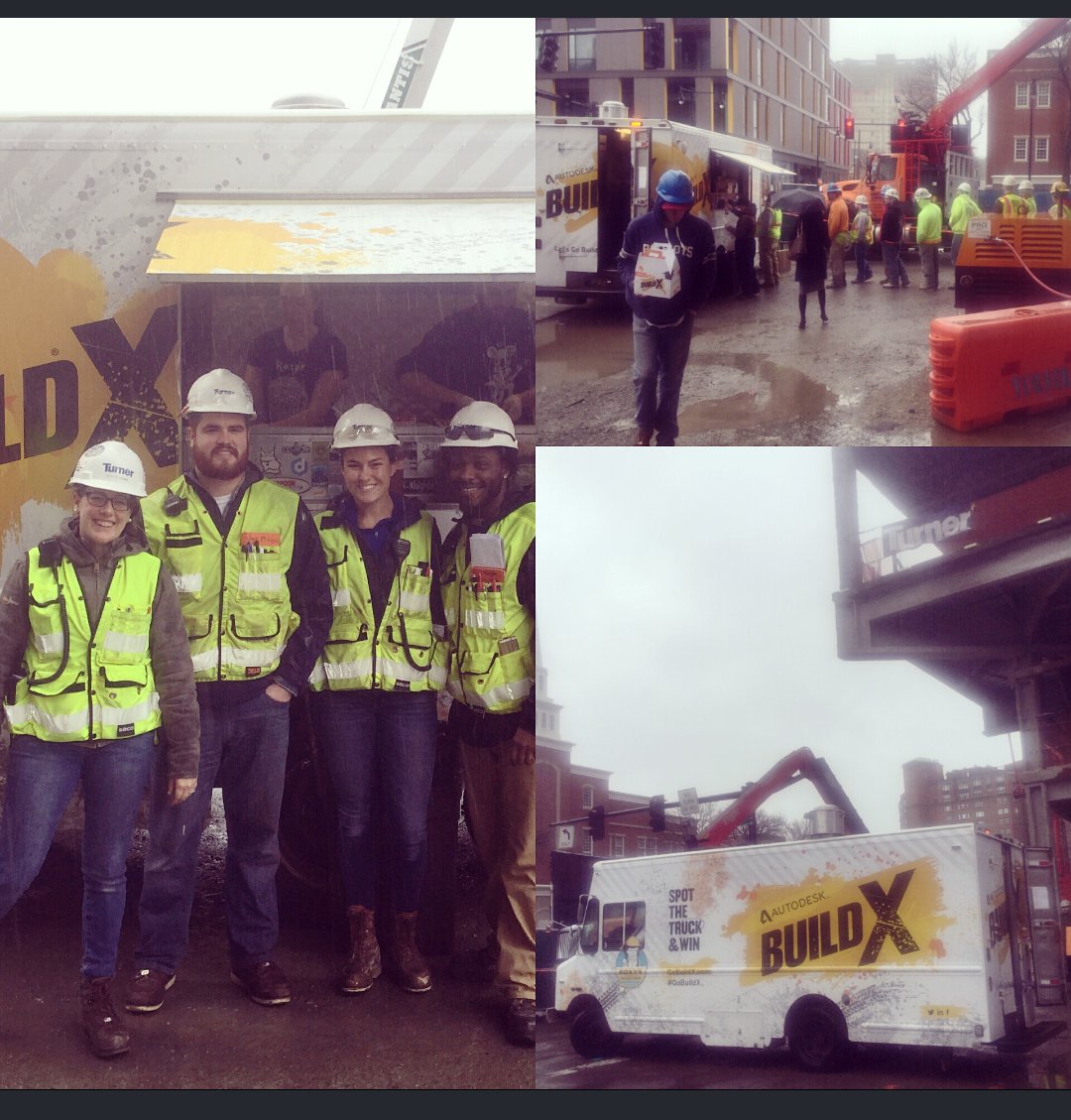 Thank you <a href="/autodesk/">Autodesk</a> for supplying the project team Roxy's grill cheese and prizes on the 50&amp;60 jobsite. #GoBBUildX