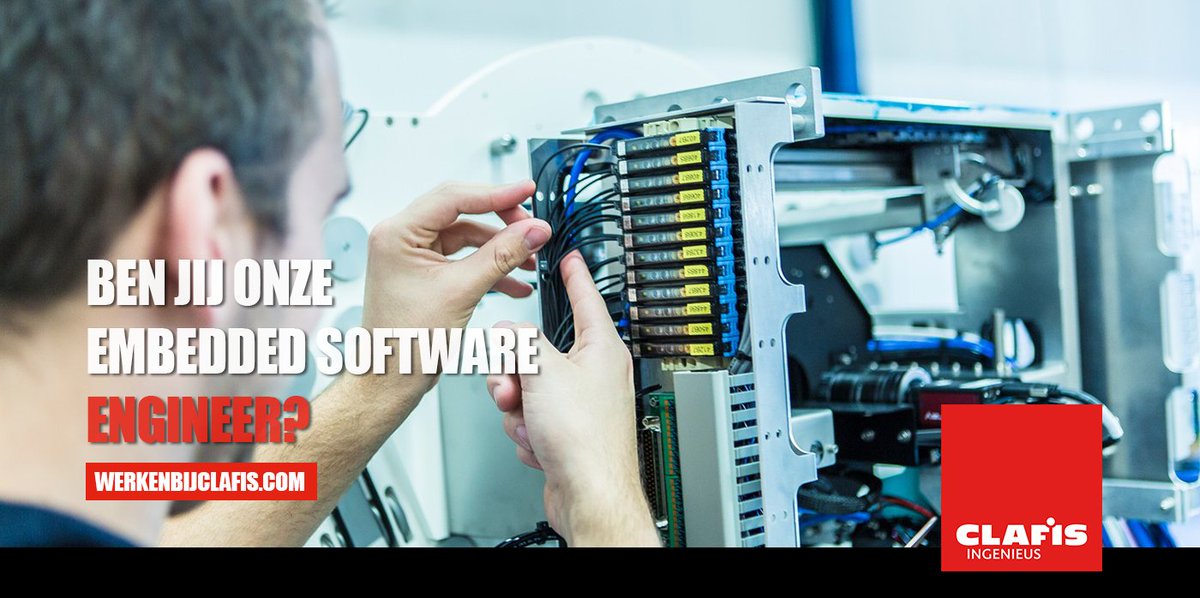 Ben jij een ervaren Embedded Software Engineer met affiniteit voor infrastructuur? Kijk op werkenbijclafis.com/vacature/embed…