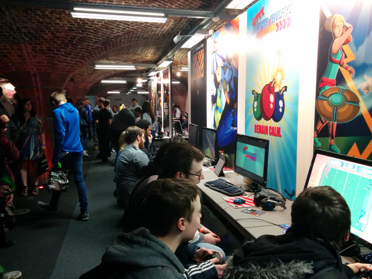 Here's to another great day in the indie room! <a href="/EGX/">EGX</a> #Rezzed