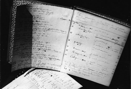 OMGFacts's tweet image. If you want to see Marie Curie's notebooks, you have to sign a waiver because they're still radioactive.