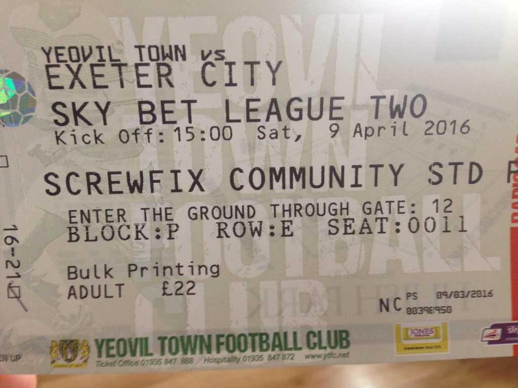Oli_Morey's tweet photo. @OfficialECFC got my Yeovil ticket!! COYR!! #ECFC #devoniswatkins https://t.co/yumtPo0IGI