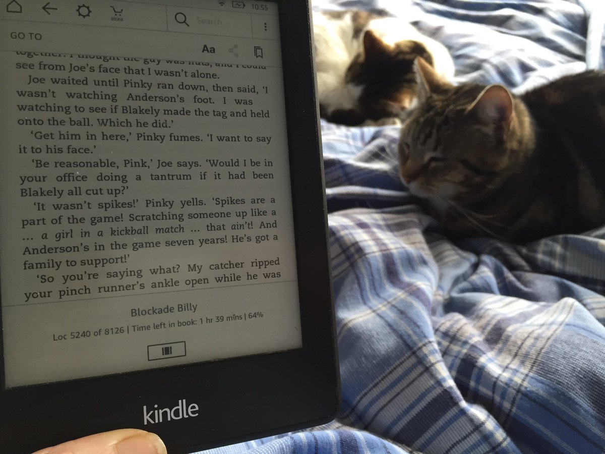 tillytoogood's tweet photo. Not much has changed. #extracat #spare #StephenKing #chilling https://t.co/K4AtZEbtg5
