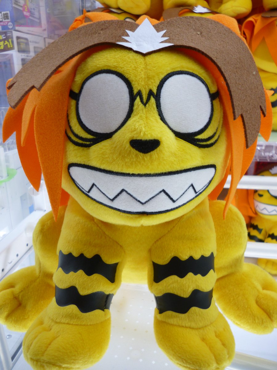 クレーンゲーム】うしおととら でっかいとらぬいぐるみが登場しました
