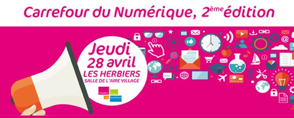 Fredmandin's tweet photo. 2ème édition du carrefour du numérique le 28 avril prochain @lesherbiers organisé par @naviciel @TVVendee #digital https://t.co/VIFgsQ1mty