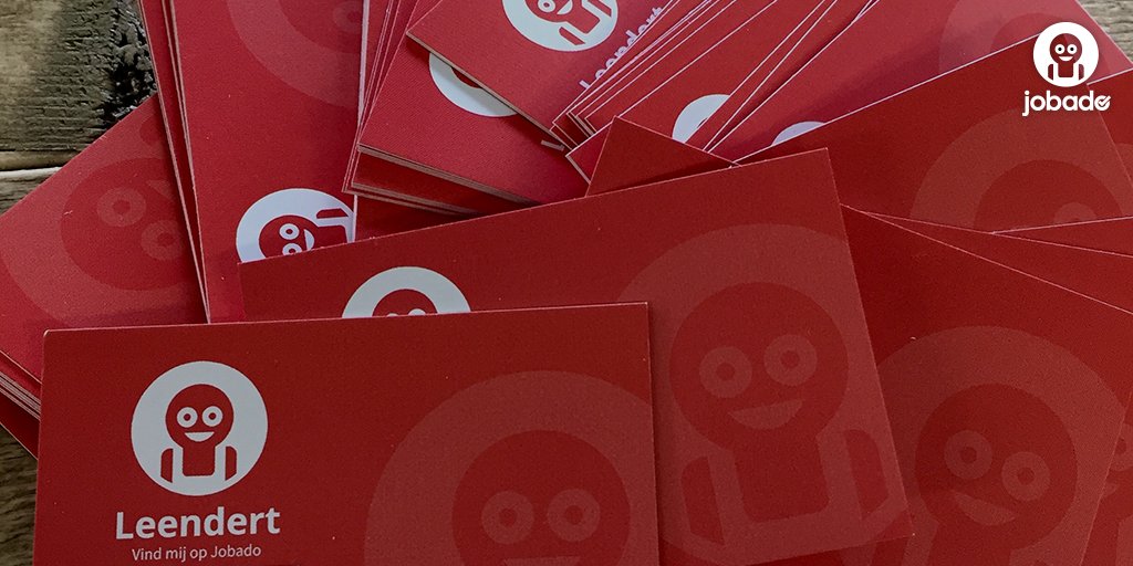 Als actieve Jobber straks eigen kaartjes met code voor opdrachtgever en bonus voor de Jobber! <a href="/JobadoCommunity/">Jobado.nl</a>