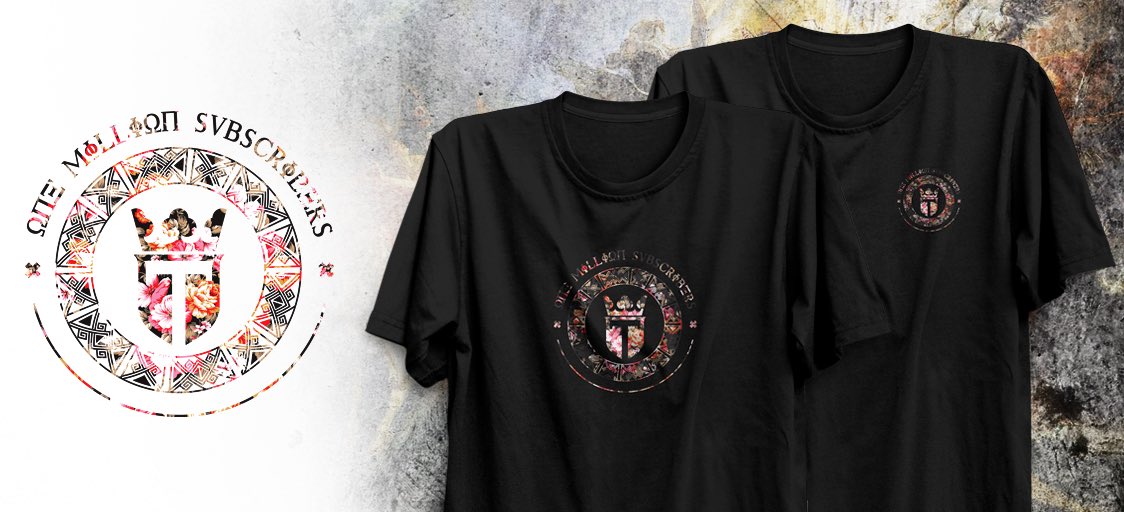 My One Million Subscribers shirts will be released any day now!!!
These are by far, my favorite designs...