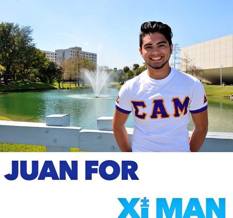 AXiD_FIU's tweet photo. Juan Jose - His stories show how much of an impact his every action is making on the community. 💙💡 #XiMan16 https://t.co/NgGc8HUTwb