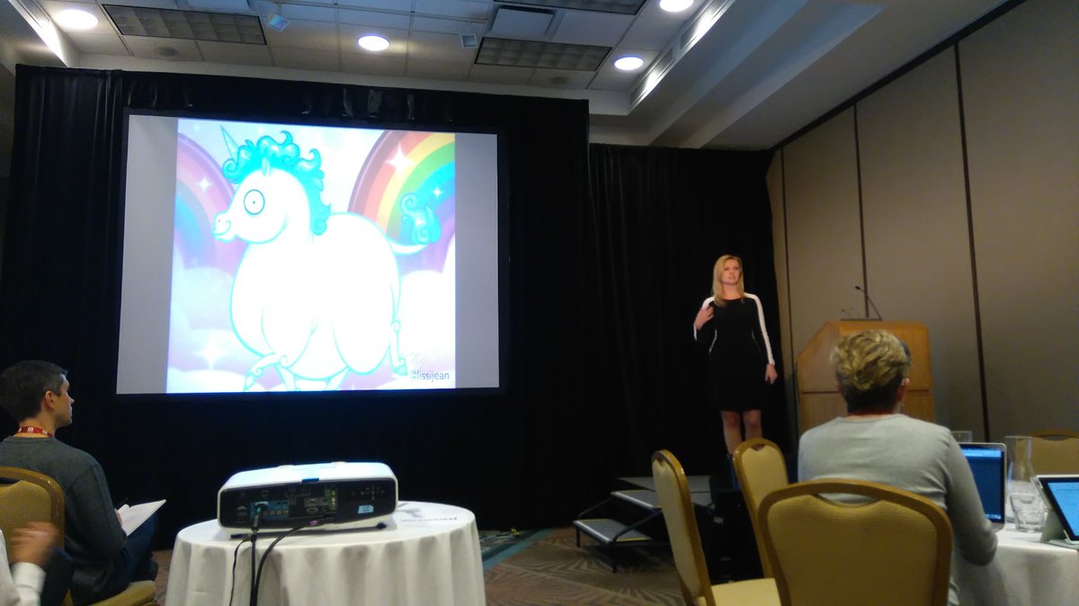 Ardita_K's tweet photo. #fullstackdesigners..Right! @lissijean talking how all different elements of design need different skills #aatc2016 https://t.co/aEiEyLiMs7