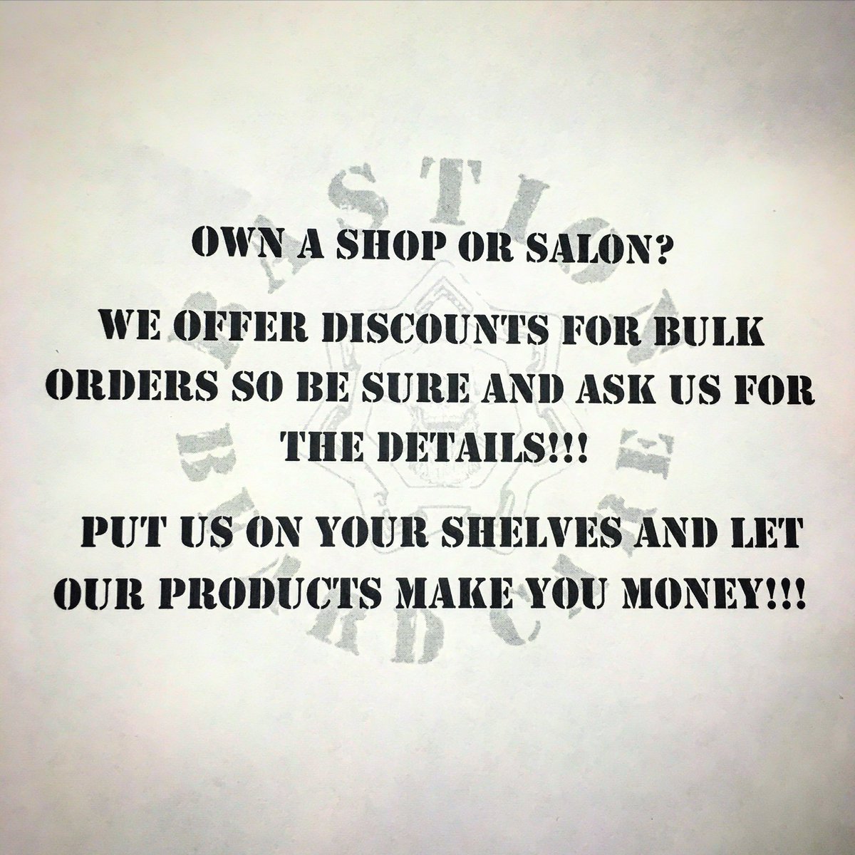 Shop, store and salon owners, ask us for details, make yourself some money. #beardcare #MakeMoney