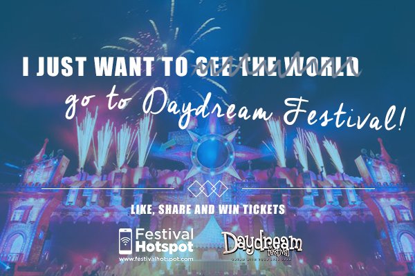 Wakker worden! Nog maar één week te gaan voor Daydream. RT dit bericht en maak kans op twee Saturday Dream tickets!