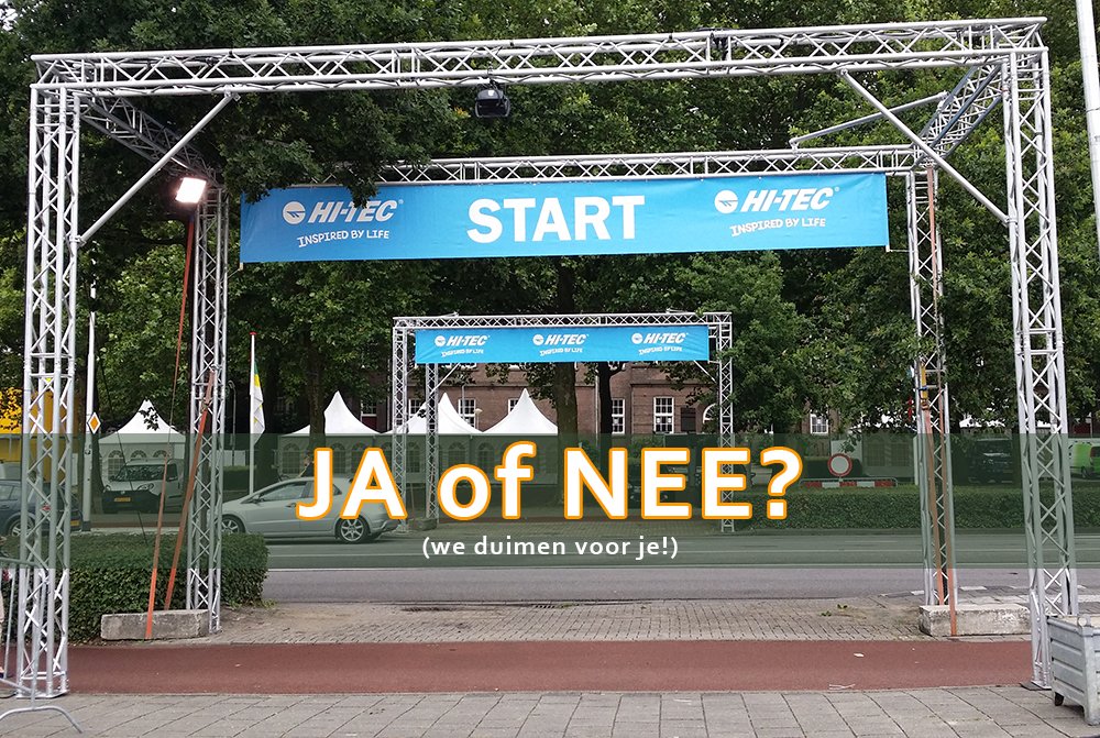 En? Ben jij ingeloot? #inschrijven #4d16