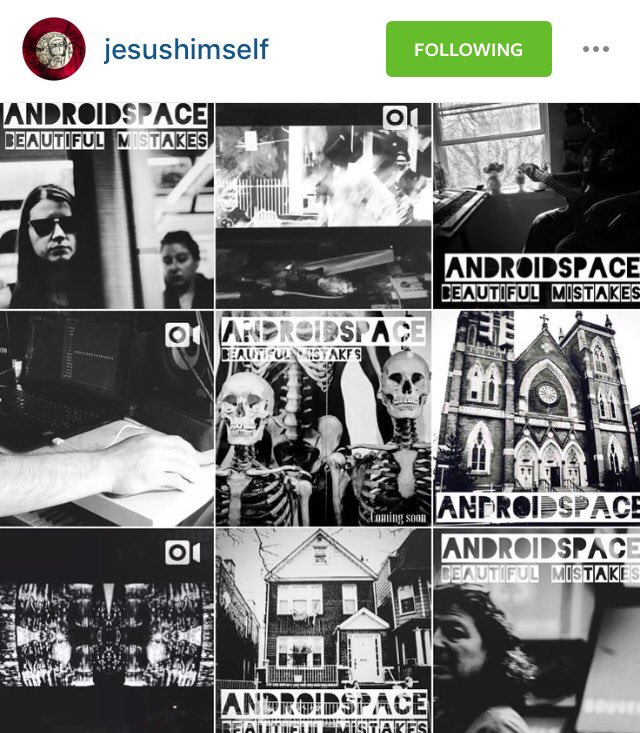 crside's tweet image. "Jesus himself" approves. #androidspace #music #darkwave #rock @_androidspace