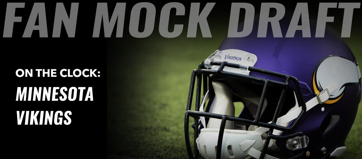 RealFootballTV's tweet photo. #Vikings are on the clock!(Rd.2)
VOTE HERE: https://t.co/GhlXPumgaP
Draft Edge: https://t.co/wWqshkRBrs
#FanMock https://t.co/sn4WSadW8F
