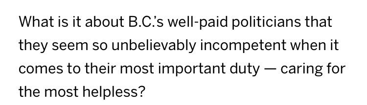 impishchimp's tweet photo. B.C.'s social services are a mess
https://t.co/Q7FGivFRX1 #bcpoli https://t.co/WL1I5Pldjr