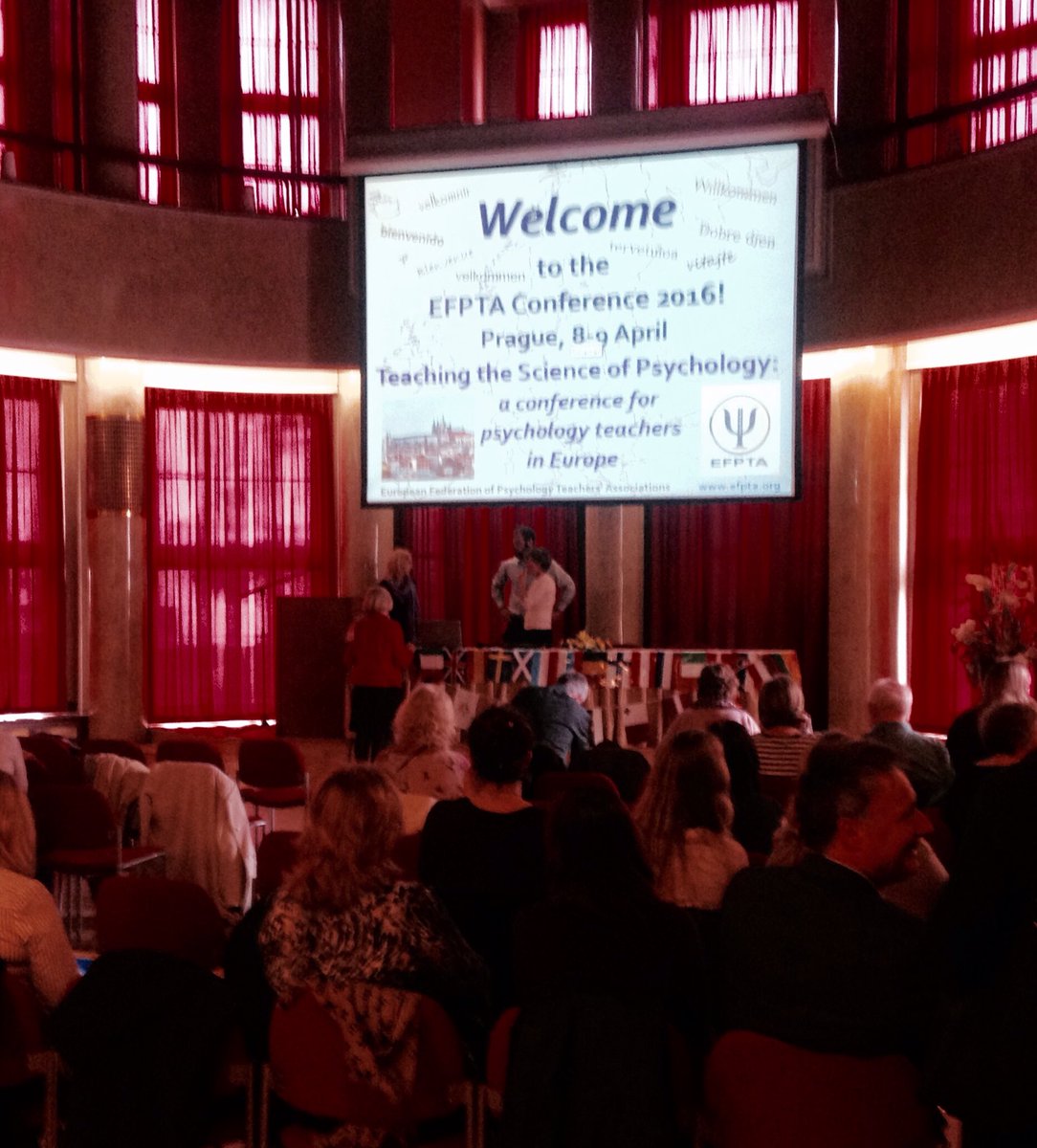 JW_Firth's tweet photo. I'm at the conference of the European Federation of Psychology Teachers' Associations - #EFPTA - in Prague 🇨🇿 https://t.co/wk5KlvZTjT