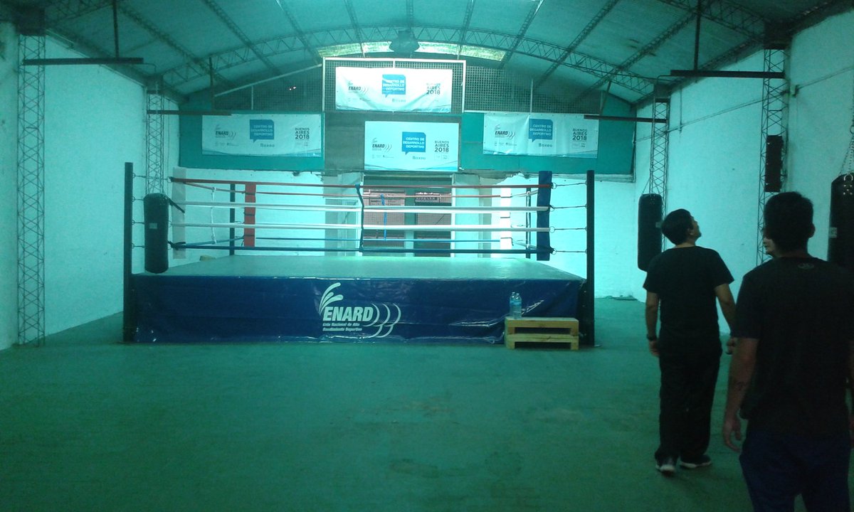 boxeo2018's tweet photo. Centro de Desarrollo Deportivo Enard en chaco #programabsas2018 @LaSaldelBoxeo @PRIMERGUANTE https://t.co/USin03uDF8
