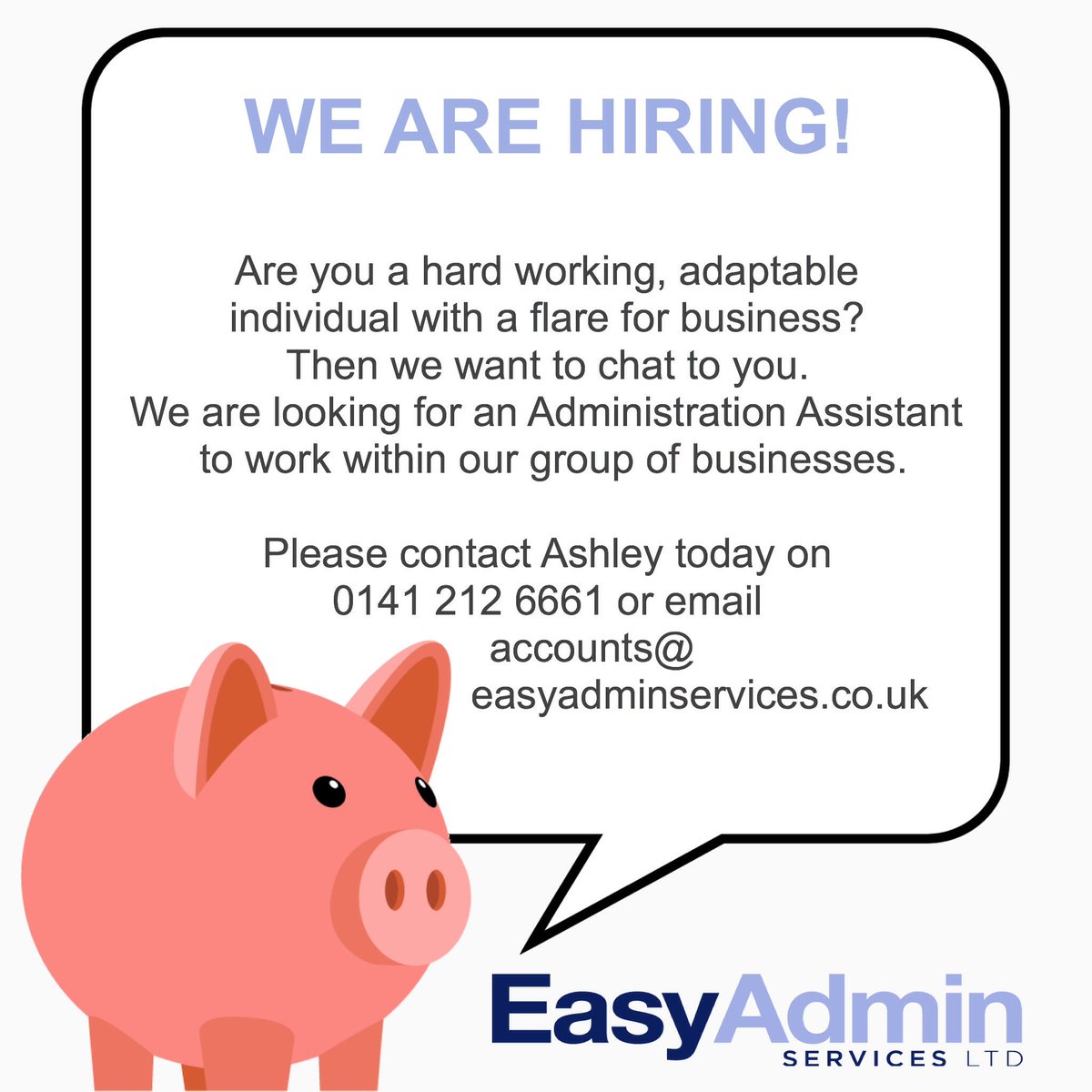 easy_ad_serv's tweet image. Are you looking for a new job? #business #admin #glasgow #paisley instagram.com/p/BD71f5Yglu1/