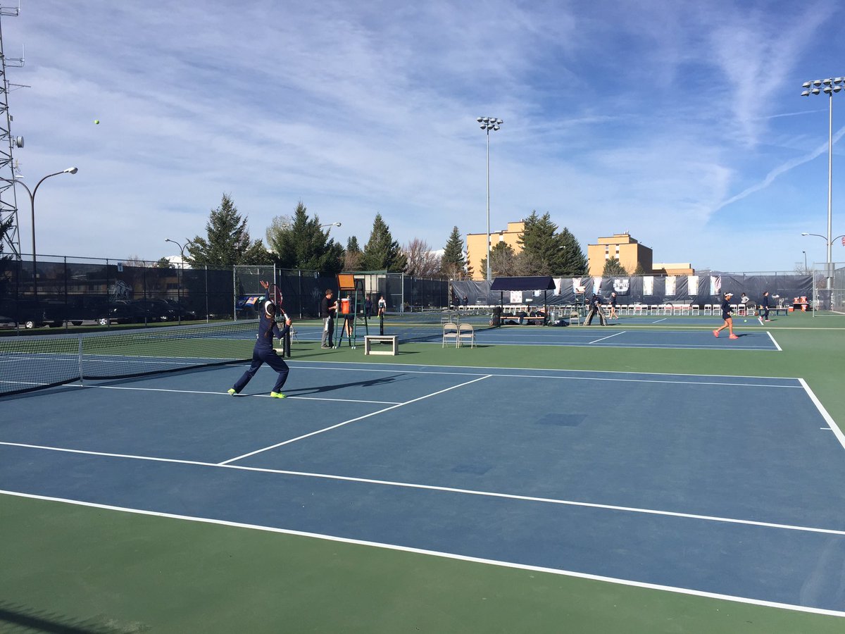 USUWomensTennis's tweet image. It's a beautiful day for tennis! We take on Air Force in 35 minutes at the USU Outdoor Courts on campus.