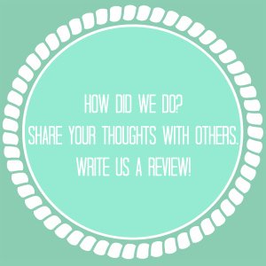 We'd appreciate it if you took some time out of your day to leave us a review on our Facebook page!