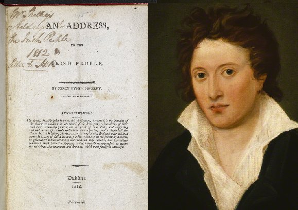 Wordsworthians's tweet image. #OTD 1812, Percy Bysshe Shelley arrives in Dublin with his first wife, Harriet. What happened next? @sfitzgib blogs for us on Shelley in Revolutionary Ireland  wordsworth.org.uk/blog/2014/03/2…