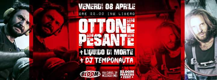 Questa sera al <a href="/bloommezzago/">Bloom Mezzago</a> c'è questo concertino delegato qui. Ingresso freeeee e Makers Fest tutto intorno!