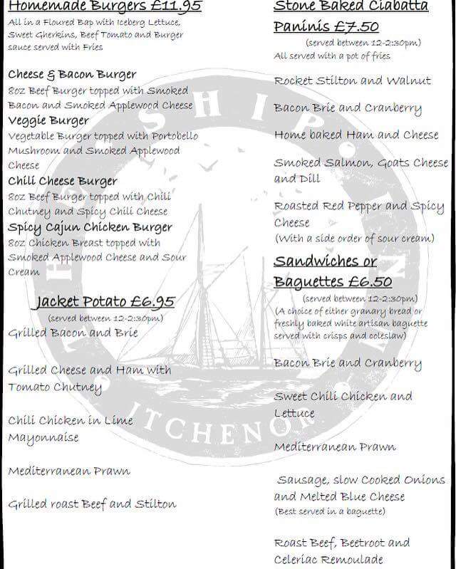 Have you been in to see our new menu?
A lot of new dishes to be tried!
Pop down and give one a go!