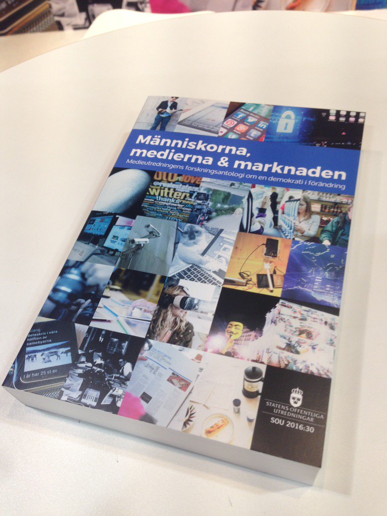 Missa inte att plocka ett ex av forskningsantologin innan ni lämnar #meg16
