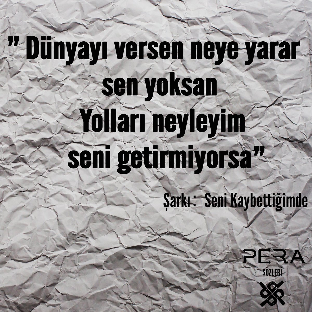 Arkadaşlarınızı etiketlemeyi unutmayın.
<a href="/peraband/">PERA</a> 
#senikaybettiğimde #engüzelmevsimim
instagram.com/perasozleri